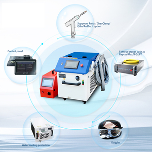 Tốc độ cao Mini Máy hàn <span class=keywords><strong>laser</strong></span> 2000W sợi <span class=keywords><strong>Laser</strong></span> thợ hàn 4 in1 Hàn Máy làm sạch cho tấm kim loại - Product Image 6