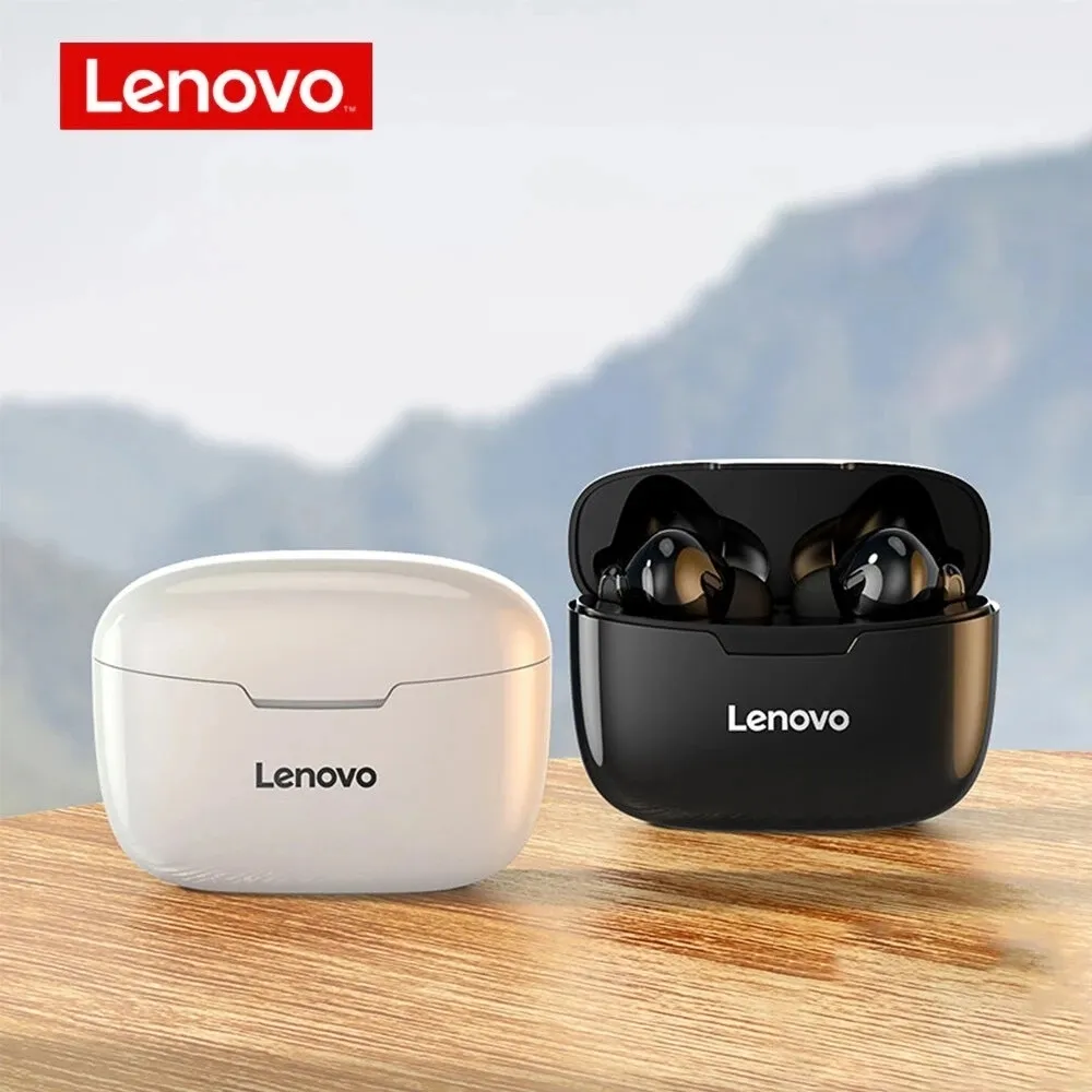 Lenovo Xt90 Earbuds True Wireless untuk Xiaom Airdots 2 Pro Bt 5.0 Earbuds Airdots Merah Xiomi Airdots Xiaom LP40 1S