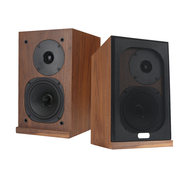 XTUGA BT2 HiFi Passive Bookshelf Speaker 100W 6.5\" Woofer High Quality Sound Wooden Enclosure 4ohm Impedance for Home Theater