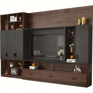 <b>Modern</b> Style Balom <b>TV</b> Cabinets Wooden Wall Panel Design for Home & Hotel Factory Sales for Living Room Furniture - Product Image 1