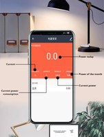 Medidor de Energía Inteligente WiFi, Control Remoto por Aplicación Tuya/Smart Life, Interruptor de Medición Inteligente WiFi Monofásico para Riel DIN