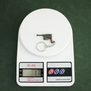 Llavero de <span class=keywords><strong>pistola</strong></span> Mini <span class=keywords><strong>Mauser</strong></span> LT, modelos en miniatura de aleación de zinc metálica, llavero 3D personalizado de 5 cm - Product Image 3