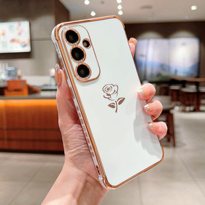Coque en TPU plaqué rose pour Samsung Galaxy S25 S24 S23 S22 S21 S24 Ultra Plus FE S24FE A55 A15 A35 A54 A53 A52 A14 A16 5G - Product Image 6