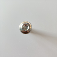 Vis de sécurité à tête cylindrique Torx antivol en acier inoxydable M4 M5 M6 M8 M10 M12, boulon SS finition naturelle, ISO7380, métrique et impérial
