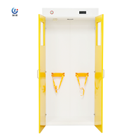 Armoire à bouteilles de gaz renforcée anti-fuite, armoire à cylindres ignifugée de qualité supérieure