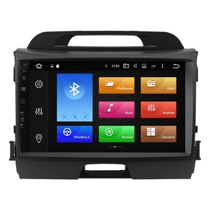 9 pouces simple din Android 10 Voiture DVD GPS navigation Stéréo Lecteur Pour <span class=keywords><strong>KIA</strong></span> <span class=keywords><strong>Sportage</strong></span> <span class=keywords><strong>2010</strong></span> 2011 2012 2013 2014 2015 Auto Audio - Product Image 2