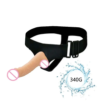 Jouets sexuels lesbiens pour femmes 19 CM Harnais Strap-On Stimulateur réaliste en gelée G Spot Dong Dildo en silicone portable pour la masturbation féminine