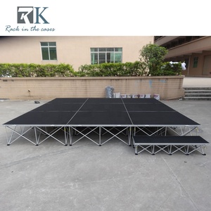 4ft*4ft <b>Platform</b> Anti-slip <b>Stage</b> with Stair Quick Install Spider <b>Stage</b> - Product Image 3