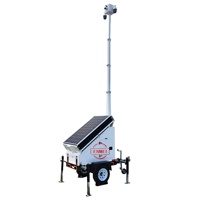 Caméra de surveillance solaire robuste ENWEI Modèle 3400 avec vision nocturne 4G LTE, étanche, fonctionnement 24/7 pour la construction