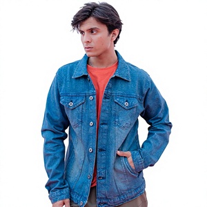 Chaqueta Vaquera Verde Oliva para Hombre de ELYSIAN INDUSTRIES, Algodón/Poliéster, Corte Regular, Cierre de Botones, Color Sólido, Informal, para Invierno y Otoño - Product Image 4