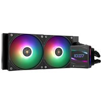 Refroidisseur de processeur AIO Alibaba Thermalright Grand Vision 240 ARGB noir pour PC, système de refroidissement par eau 240, écran LCD IPS