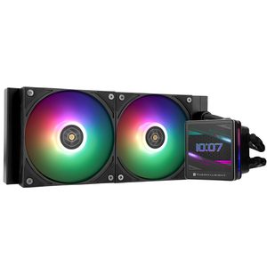 Refroidisseur de processeur AIO Alibaba Thermalright Grand Vision 240 ARGB noir pour PC, système de refroidissement par eau 240, écran LCD IPS - Product Image 2