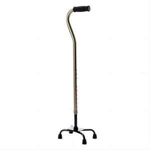 Bâton tordu à <span class=keywords><strong>quatre</strong></span> pattes avec manche en aluminium épais et design à la mode idéal comme canne de <span class=keywords><strong>marche</strong></span> pour les personnes âgées - Product Image 1