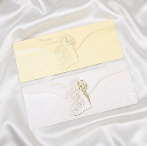Luxury Satin Finish <b>Wedding</b> Invitations, High-End Thick Cardstock Marriage Invite, Customizable Formal Reception & <b>Wedding</b> card - Product Image 1