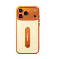 Kompatibel untuk IPhone 17 Pro Max TPU 360-degree Rotating Stand Phone case Desain Magnetik Warna Kontras Tahan Jatuh