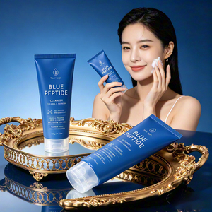 Limpiador Facial Suave con Péptidos Azules para Después del Tratamiento, Reduce la Descamación Facial, Calma la Piel Sensible e Irritada, Limpieza Diaria de Spa - Product Image 6