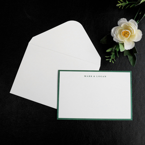 <span class=keywords><strong>Prix</strong></span> usine Logo personnalisé inscriptible blanc plaine Double pont carte de papier intérieur avec <span class=keywords><strong>enveloppe</strong></span> de doublure <span class=keywords><strong>verte</strong></span> - Product Image 3