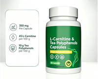 Capsules brûle-graisses pour femmes adultes, perte de poids, détox, stimulant du métabolisme, soulagement, acétyl-L-carnitine, extrait de thé vert, 30 capsules