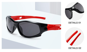 Fashionable and Durable Children's Silicone UV400 <strong>Polarized</strong> <strong>Sunglasses</strong> with TAC Lenses Wholesale Glasses for <strong>Sports</strong> - Product Image 3