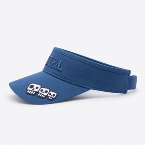 Visière en coton unisexe réglable de haute qualité avec logo en caoutchouc en relief, visière de sport d'extérieur quatre saisons - Product Image 3