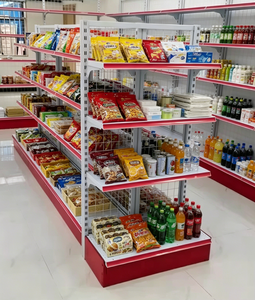 Estantería Metálica Moderna de Doble Cara para Supermercado, Resistente, con 5 Niveles, para Exhibición de Productos en Tiendas de Conveniencia y Comercios - Product Image 6