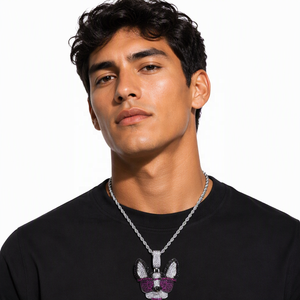 Colliers pendentifs tête de chien <span class=keywords><strong>Chihuahua</strong></span> les plus vendus, bijoux en alliage plaqué or/argent exquis et tendance pour cadeaux - Product Image 3