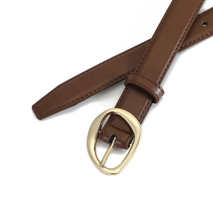 Merlad Genuine Leather Belt Black Cow Hide Rectangular Alloy Buckle Women's Waist Accessory Leisure Style Durable - Product Image 4