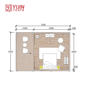 Tienda <span class=keywords><strong>de</strong></span> campaña <span class=keywords><strong>de</strong></span> hotel Glamping <span class=keywords><strong>de</strong></span> nuevo diseño, venta directa del fabricante, <span class=keywords><strong>casa</strong></span> prefabricada <span class=keywords><strong>de</strong></span> lujo, tienda Safari con terraza - Product Image 6