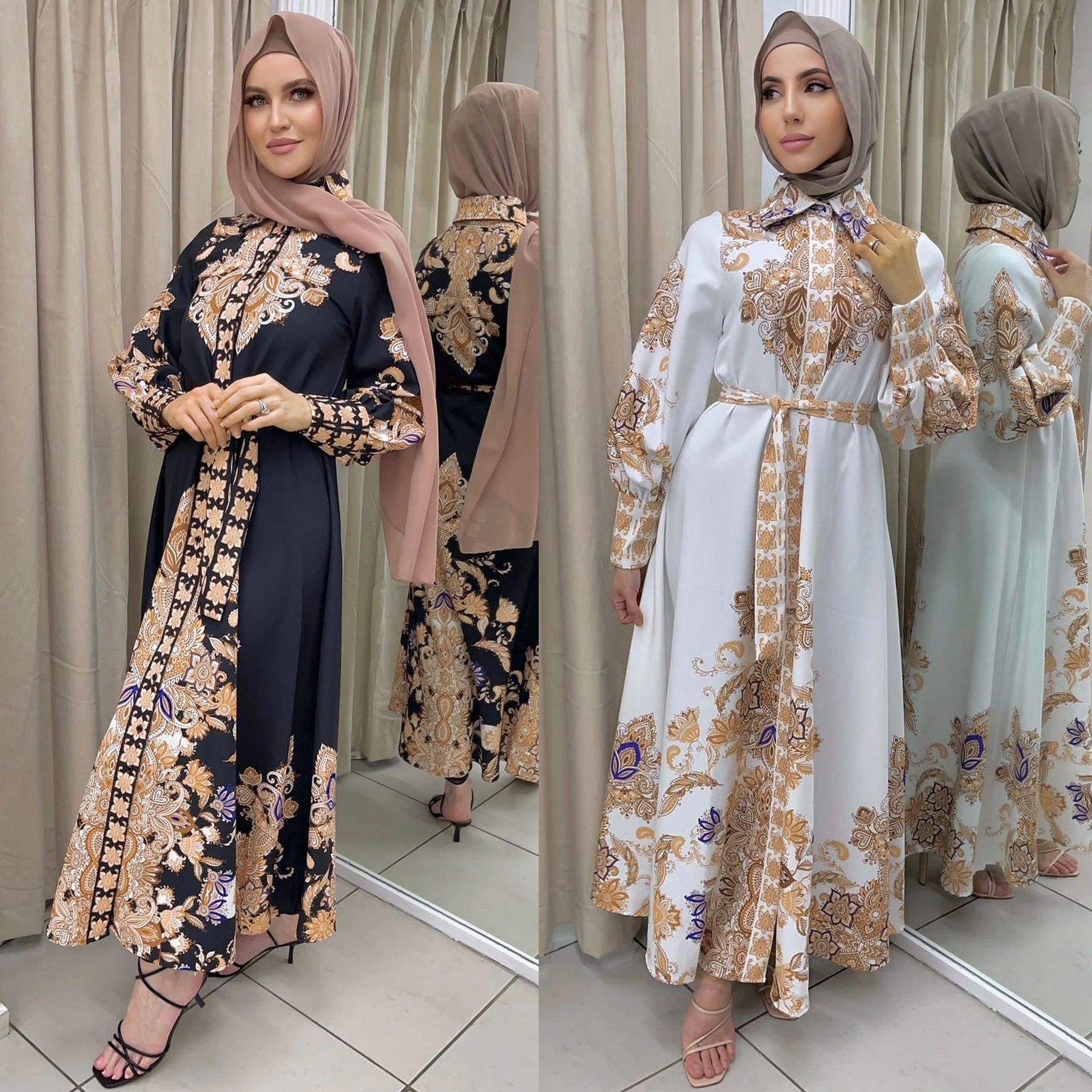 strapless open back dress Modern Embroidered Dress | Modest Elegance for Special Occasions main image 1