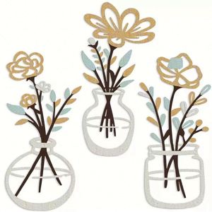 Modern Metal <b>Flower</b> Vase <b>Wall</b> Decor Wrought Iron Hanging Ornament for Dining Room Cafe - Product Image 1