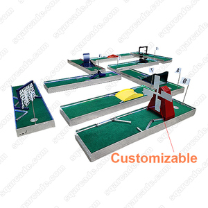 Kit d'accessoires <span class=keywords><strong>de</strong></span> <span class=keywords><strong>golf</strong></span> électrique miniature LED d'extérieur avec tapis en gazon, équipement <span class=keywords><strong>de</strong></span> terrain <span class=keywords><strong>de</strong></span> jeu d'extérieur, simulateur <span class=keywords><strong>de</strong></span> <span class=keywords><strong>golf</strong></span> mobile - Product Image 3