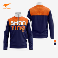 Ensemble de survêtement d'entraînement pour hommes, impression par sublimation intégrale, vêtements de sport pour hommes, ensembles de vestes et pantalons en polyester pour la course à pied, vêtements de football