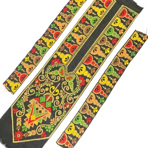 Patchs brodés en toile multicolores en forme de triangle de la Tunisie à coudre pour cadeaux et vêtements - Offres en gros - Product Image 1
