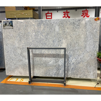 Cristal poli lce gris Quartzite dalle pour hôtel appartement décoration Villa escalier panneau mural carreaux de sol marbre ingénierie