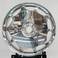 Nouvelle jante en alliage d'aluminium forgé 20*8.5 100mm, poli miroir, multi-rayons 5*112, pour rétrofit/amélioration, compatible avec les modèles de voitures particulières