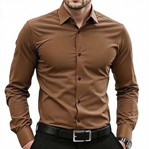 Camisa de Diseño Exclusivo de Alta Calidad con Logotipo Personalizado, Camisa de Marca Personalizada al por Mayor OEM, Camisa Formal Blanca de Manga Larga para Hombre - Product Image 6