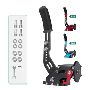 SIMSONN 16 Bit USB <span class=keywords><strong>PC</strong></span> Freno de mano Simulador de carreras Joysticks Venta al por mayor Controladores de juego de <span class=keywords><strong>color</strong></span> rojo con controles de sensor Hall - Product Image 1