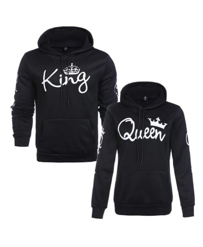 Mysweeby autumn couple clothes western style men's women's hoodies letter print hoodies