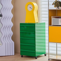 Meuble de rangement simple et moderne pour chambre à coucher, table de chevet, armoire mobile créative, meuble de salon, mobilier de chambre simple