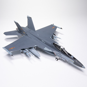Modelo de Avión de Combate <span class=keywords><strong>F</strong></span>-18E Super Hornet a Escala 1/72, Escuadrón Enemigo Hipotético Chino, Aleación Preensamblada - Product Image 5