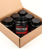 Poudre hyperprotéinée pour adultes sous marque privée - Formule personnalisée OEM, complément nutritionnel sportif, bienfaits pour la croissance musculaire, faible teneur en sucre