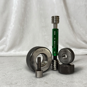 Juego de Calibres de Anillo de Rosca ACME GO/NOGO, Calibres de Anillo ACME 2C/2G/3C/3G/4C/4G, Rotación Izquierda/Derecha, Estándar Americano ASME - Product Image 1