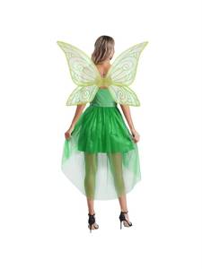Disfraz de Hada de Halloween 2026 para Mujer con Alas de Elfo, Traje de Duendecillo Divertido para Fiesta de Rol y Disfraces - Product Image 2