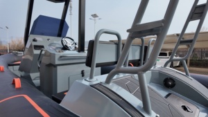 Bateau pneumatique semi-rigide en aluminium de 19 pieds (580 cm) à coque en V profond, soudé en aluminium, avec certification CE, prix usine - Product Image 6