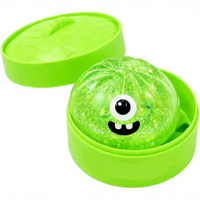 Jouet anti-stress à presser et à étirer, motif fantôme d'Halloween, en forme de boulette de malt, pour 14 ans et plus