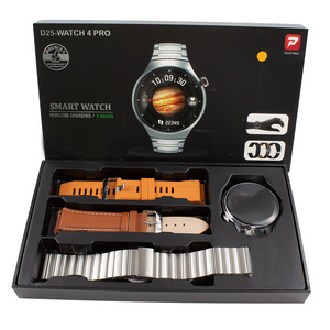 Hot Bán Thông Minh Đồng Hồ Quà Tặng Thiết Lập 4-Trong-1 Bộ Smartwatch D25-Watch 4 Pro Bt Cuộc Gọi Thể Thao Theo Dõi Sức Khỏe - Product Image 1