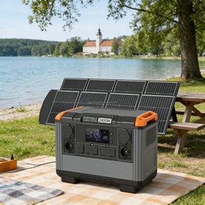 2026 New 2400W 2000Wh Portable Power Station EU <b>Plug</b> Pure Sine Wave Fast Charge Solar Compatible For Camping Home Emergency - Product Image 5