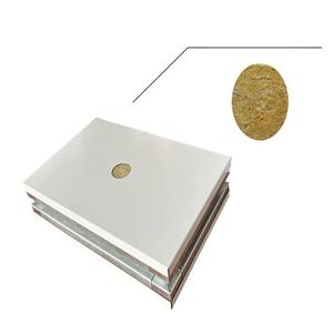 Tablero de techo sándwich de lana de roca de alta calidad, aislante térmico ignífugo <span class=keywords><strong>para</strong></span> hospitales, cámaras frigoríficas, talleres, cámaras frigoríficas - Product Image 2