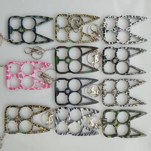 Venta al por mayor de moda portátil llavero de Metal lindo gato chica mosquetón llaveros en varios colores para las mujeres - Product Image 5