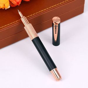 Stylo signature en métal personnalisable avec logo imprimé en encre bleue, largeur d'écriture de 0,5 mm, cadeau d'entreprise - Product Image 4